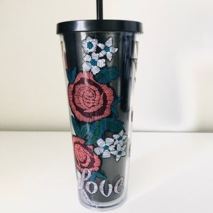 🌟 SOLD🌟 Starbucks Tattoo Black Tumbler